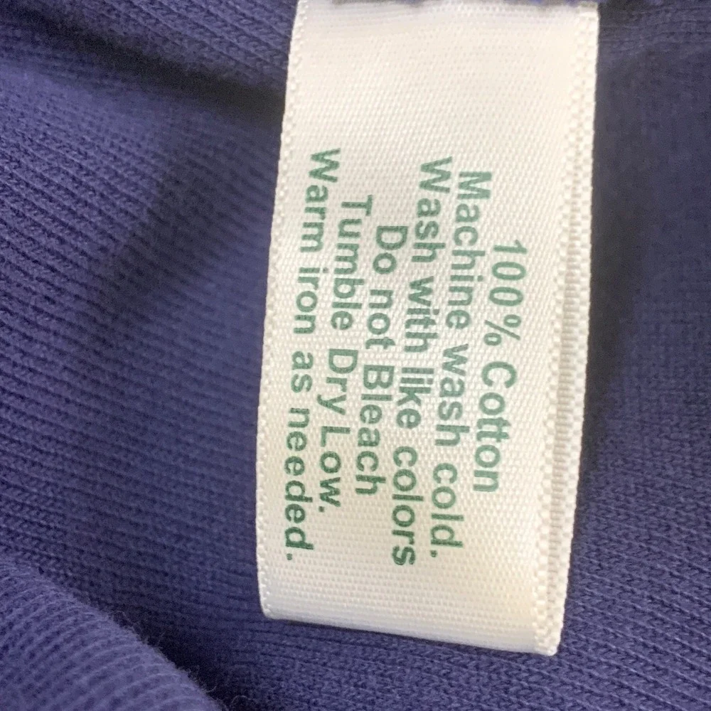Criquet Terry Cloth Polo Shirt Mens L Purple Cotton Pocket Short Sleeve